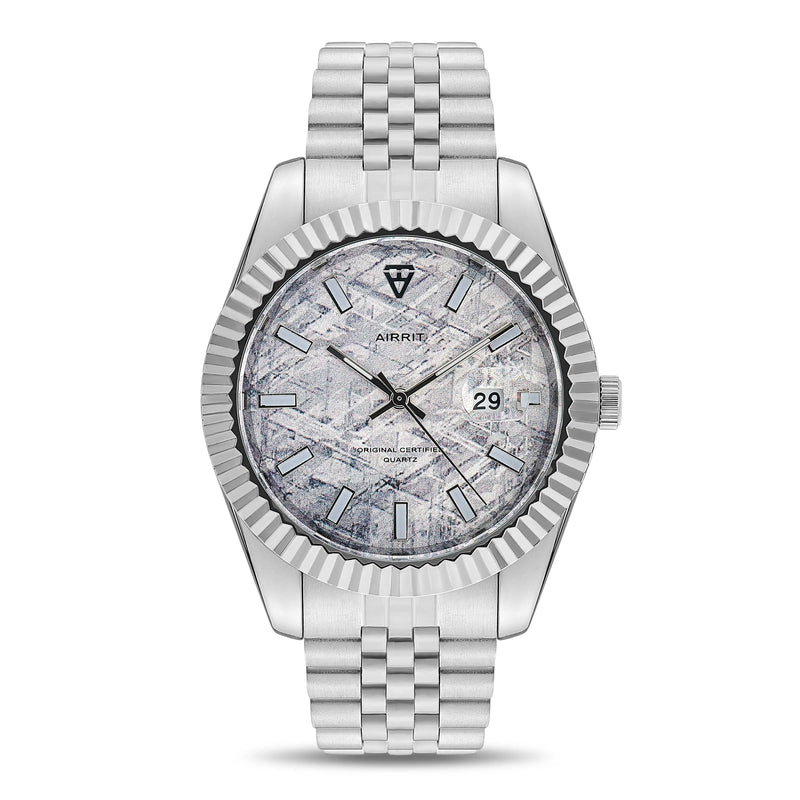 Relógio de Aço Elegance Liquid Luxury 40mm