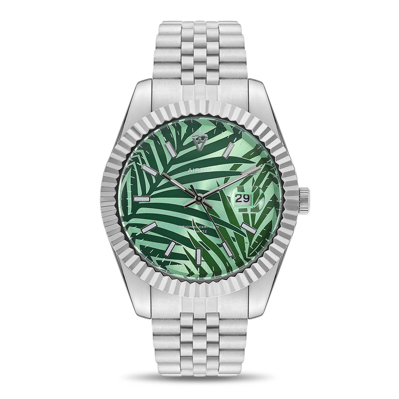 Relógio de Aço Elegance Liquid Luxury 40mm
